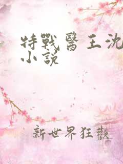 特战医王沈毅的小说