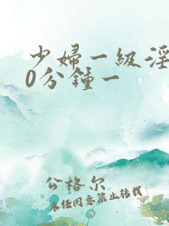 少妇一级淫片60分钟一