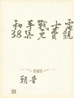 和平战士电视剧38集免费观看