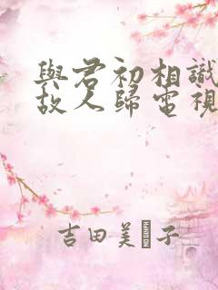 与君初相识恰似故人归电视剧全集