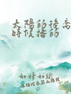 太阳的后裔什么时候播的