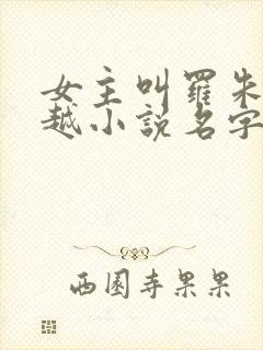 女主叫罗朱的穿越小说名字