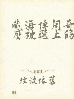 藏海传周奇是怎么被选上的