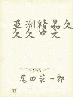 亚洲精品久久久久久中文