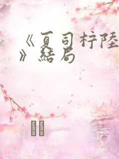 《夏司柠陆煜泽》结局