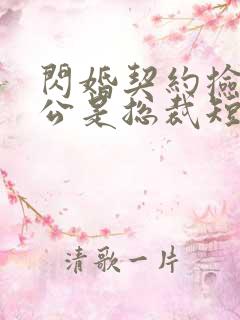 闪婚契约捡个老公是总裁短剧免费观看