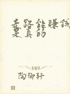 走路能赚钱是不是真的