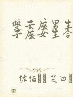 双子座男生和狮子座女生合得来吗