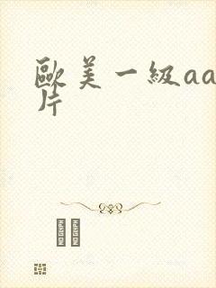 欧美一级aaa片