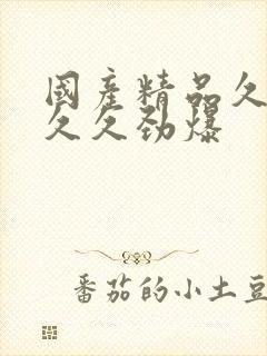 国产精品久久久久久劲爆