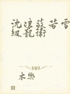 沈浪苏若雪 神级龙卫