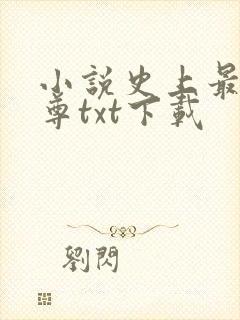 小说史上最狂至尊txt下载