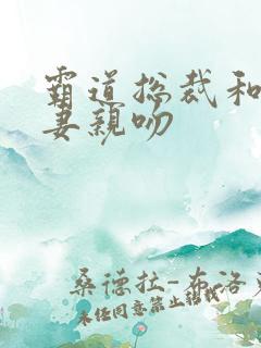 霸道总裁和小娇妻亲吻