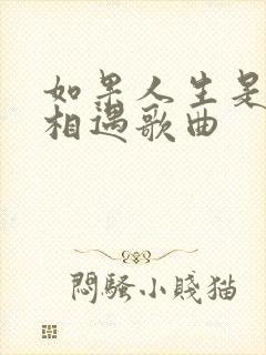 如果人生是一场相遇歌曲