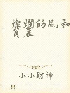 灿烂的风和海演员表