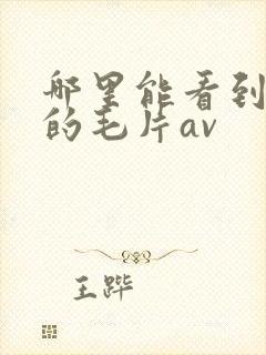 哪里能看到免费的毛片av