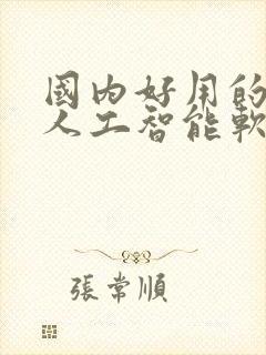 国内好用的ai人工智能软件