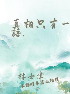 真相只有一个日语.