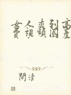 女人爽到高潮免费视频国产