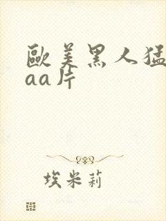 欧美黑人猛交aaa片