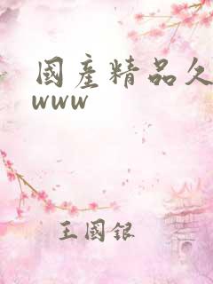 国产精品久久久www