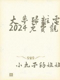 大梦归离电视剧2024免费观看