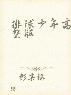 排球少年高清完整版
