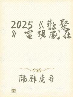 2025《欢聚》电视剧在线观看