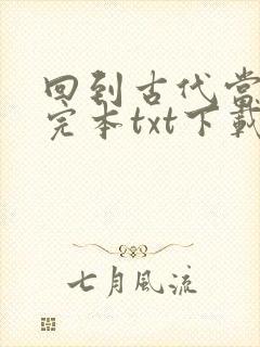 回到古代当太子完本txt下载