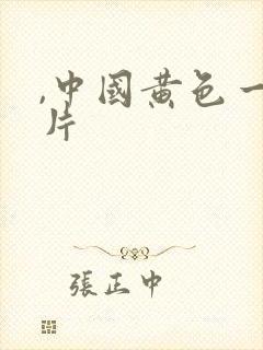 ,中国黄色一级片