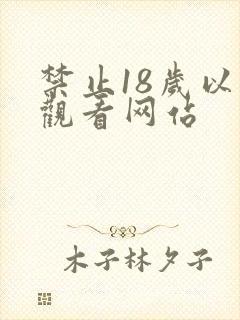 禁止18岁以下观看网站