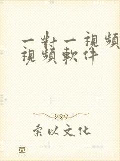 一对一视频聊天视频软件