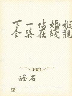 下一站婚姻免费全集在线观看