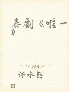 泰剧《唯一的爱》