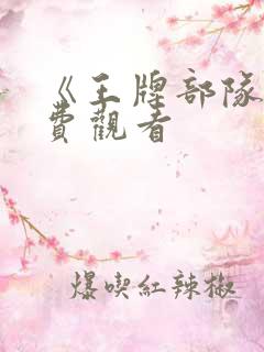 《王牌部队》免费观看