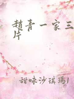 赵青一家三口照片