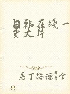 日韩在线一级免费大片