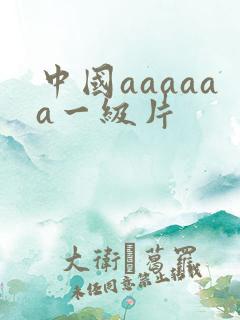 中国aaaaaa一级片