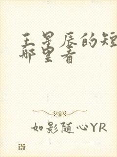 王星辰的短剧在哪里看