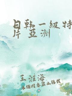 日韩一级特黄大片 亚洲