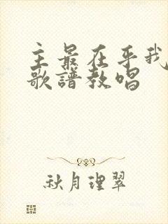 主最在乎我歌词歌谱教唱