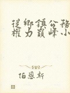 从乡镇公务员到权力巅峰小说大结局