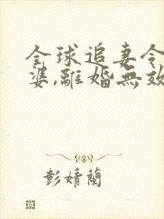 全球追妻令:老婆,离婚无效txt