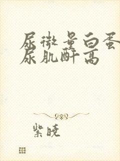 尿微量白蛋白/尿肌酐高