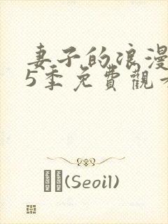 妻子的浪漫旅行5季免费观看