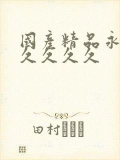 国产精品永久久久久久久