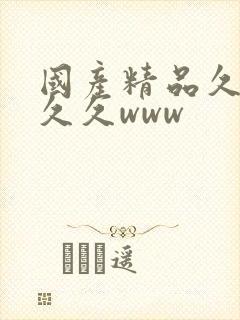 国产精品久久久久久www