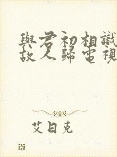 与君初相识恰似故人归电视剧免费