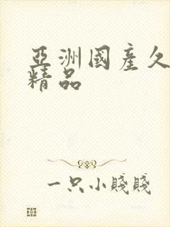 亚洲国产久久久精品