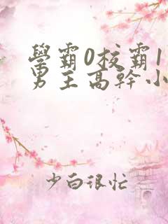 学霸0校霸1双男主高干小说免费阅读